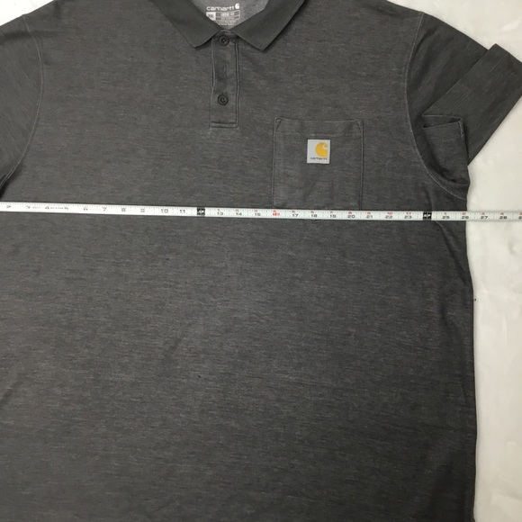 Carhartt Men's Loose Fit Midweight Short-Sleeve Pocket Polo - Picture 6 of 6